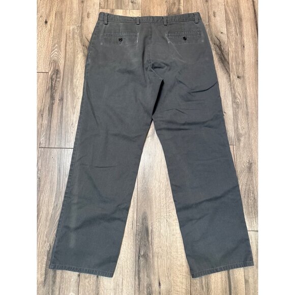 Dockers Mens Straight Fit Faded Gray Casual Chino Pants 36W X 32L Cotton Blend - Picture 10 of 12